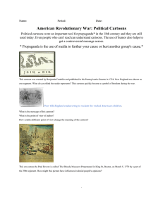 American Revolutionary War: Political Cartoons