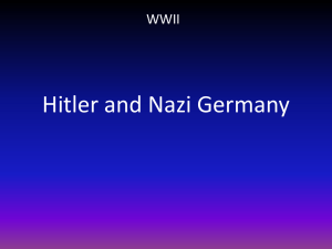 Hitler and Nazi Germany WWII