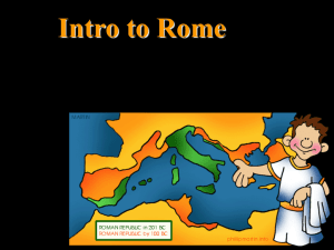 Intro to Rome