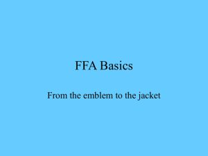 FFA Basics From the emblem to the jacket