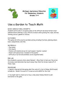 Use a Garden to Teach Math Michigan Agriscience Education For Elementary Students