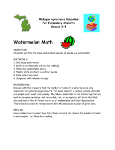 Watermelon Math Michigan Agriscience Education For Elementary Students