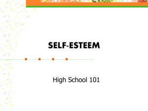 SELF-ESTEEM High School 101