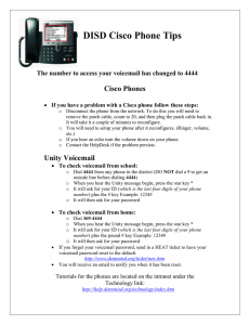 DISD Cisco Phone Tips  Cisco Phones