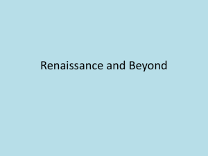Renaissance and Beyond