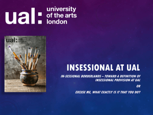 INSESSIONAL AT UAL