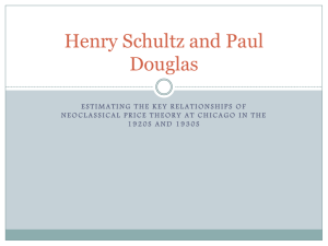 Henry Schultz and Paul Douglas