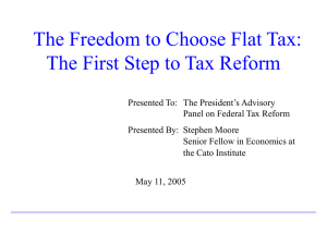 The Freedom to Choose Flat Tax:
