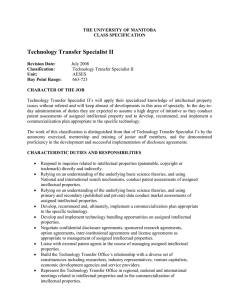 Technology Transfer Specialist II