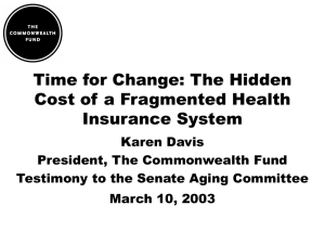 Time for Change: The Hidden Cost of a Fragmented Health Insurance System