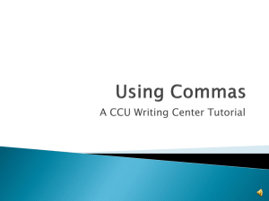 A CCU Writing Center Tutorial