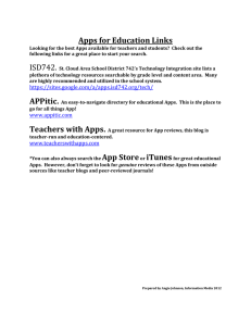 Apps for Education Links