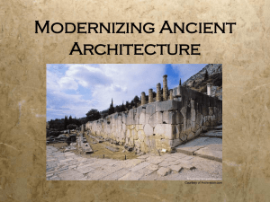 Modernizing Ancient Architecture Courtesy of Archivision.com