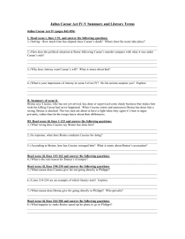 Essays on julius caesar