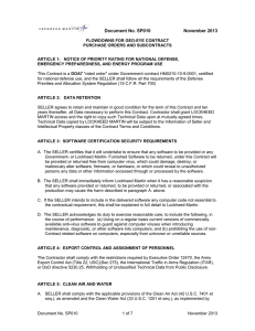 Document No. SP010 November 2013