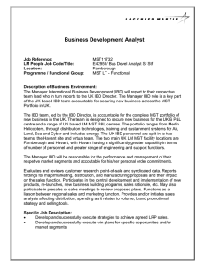 Business Development Analyst