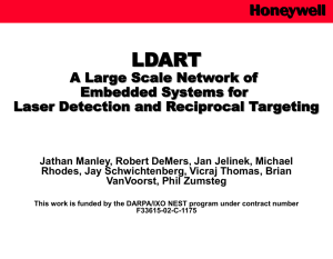LDART A Large Scale Network of Embedded Systems for