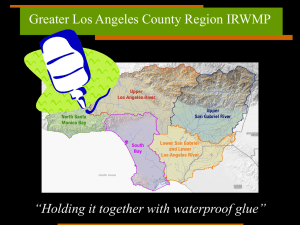 Greater Los Angeles County Region IRWMP