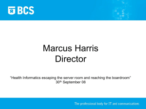 Marcus Harris Director 30