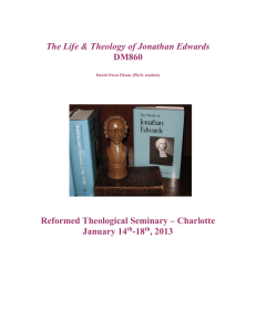 The Life &amp; Theology of Jonathan Edwards DM860