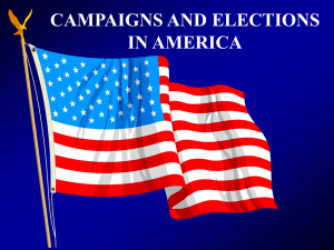 CAMPAIGNS AND ELECTIONS IN AMERICA