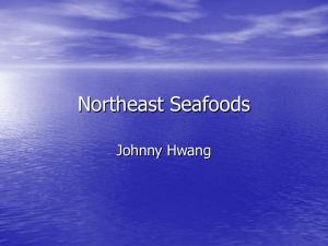 Northeast Seafoods Johnny Hwang