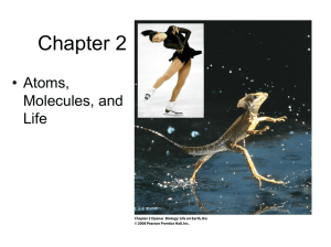 Chapter 2 • Atoms, Molecules, and Life