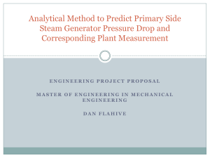 Analytical Method to Predict Primary Side Steam Generator Pressure Drop and
