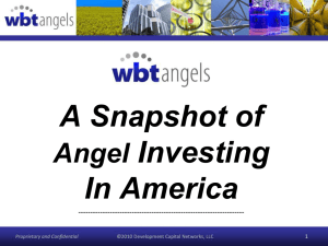 A Snapshot of Investing In America Angel
