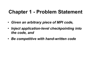 Chapter 1 - Problem Statement