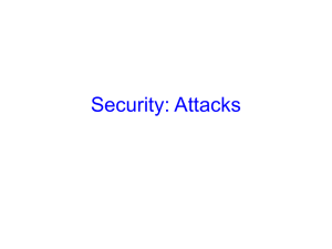 Security: Attacks