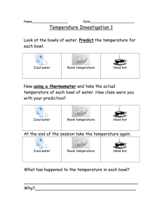 Temperature Investigation 1