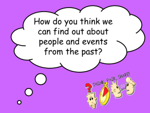 How do you think we can find out about people and events