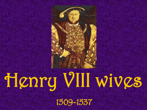 Henry VIII wives 1509-1537