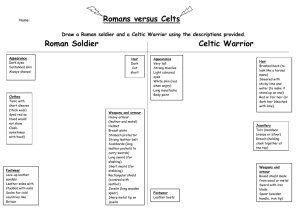Romans versus Celts