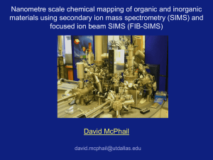 Nanometre scale chemical mapping of organic and inorganic