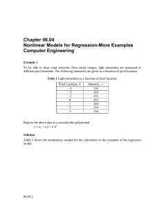 Chapter 06.04 Nonlinear Models for Regression-More Examples Computer Engineering
