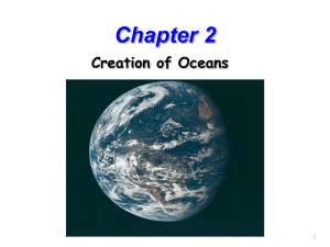 Chapter 2 Creation of Oceans 1