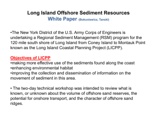Long Island Offshore Sediment Resources White Paper