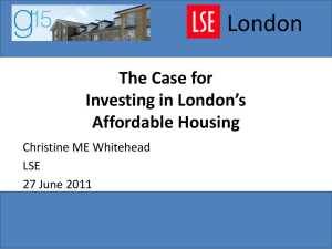 London The Case for Investing in London’s Affordable Housing