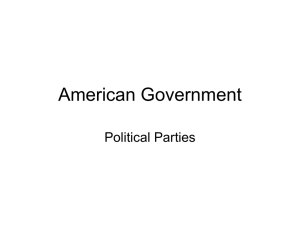 American Government Political Parties
