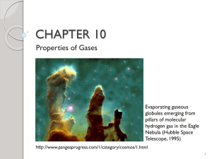 CHAPTER 10 Properties of Gases