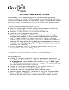 Career Pathways Participation Agreement