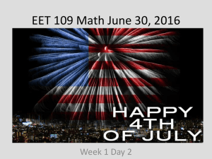 EET 109 Math June 30, 2016 Week 1 Day 2