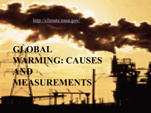 GLOBAL WARMING: CAUSES AND MEASUREMENTS