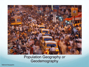 or Geodemography National Geographic