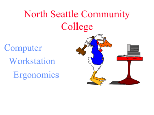 North Seattle Community College Computer Workstation