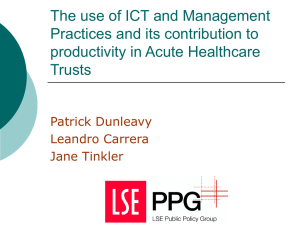The use of ICT and Management Practices and its contribution to Trusts