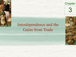 3 Interdependence and the Gains from Trade Chapter