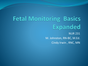 Fetal Monitoring- EXPANDED